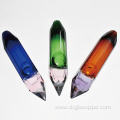 NEW DESIGN Stitching color crystal hand pipe for smoking glass water pipe